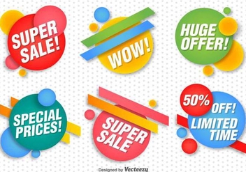 Promotional Vector Banners Set - Kostenloses vector #371189